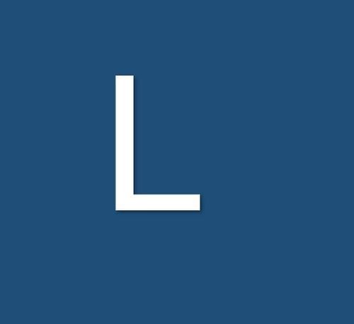 Letra libranza Lunes "L" - 1 pack con 3 letras L