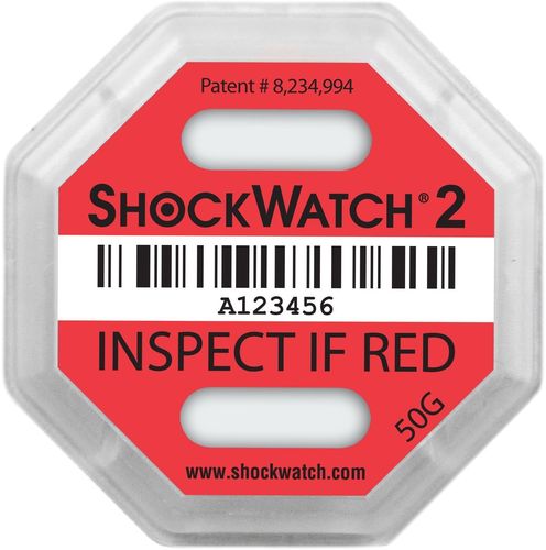 SHOCKWATCH 2 50G - Indicador de golpe - rojo