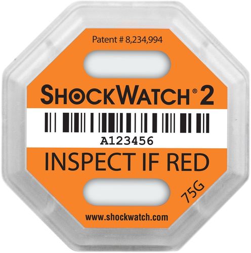SHOCKWATCH 2 75G - Indicador de golpe -naranja