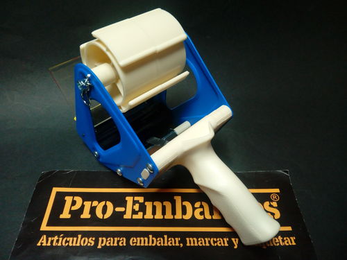 Precintadora manual 100 mm. para rollos de hasta 100 mm ancho